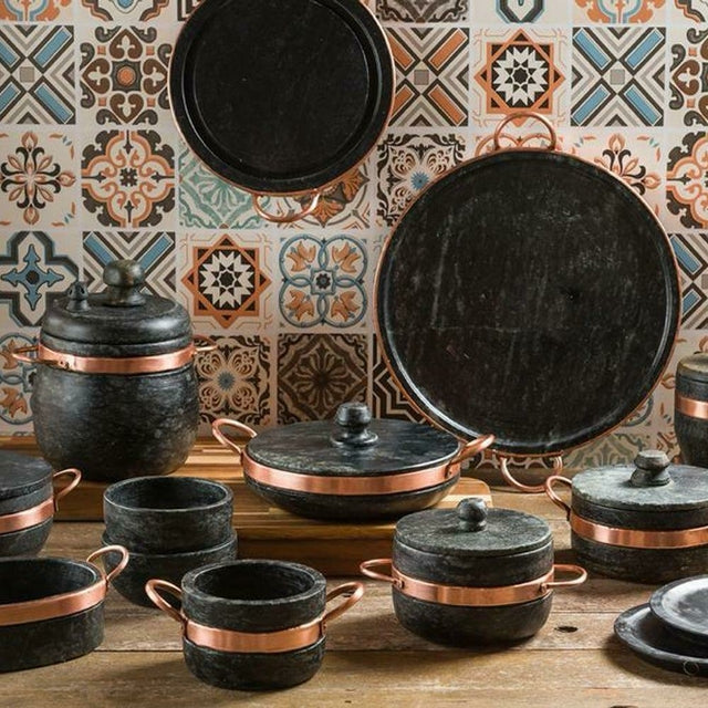 Kit 14 Peças - Cozinha de Pedra [ Mais BRINDE ESPECIAL ]