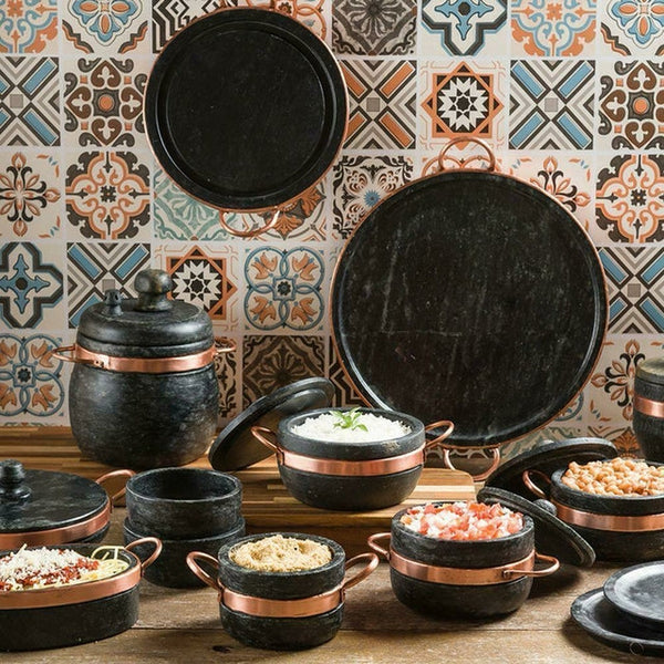 Kit 14 Peças - Cozinha de Pedra [ Mais BRINDE ESPECIAL ]