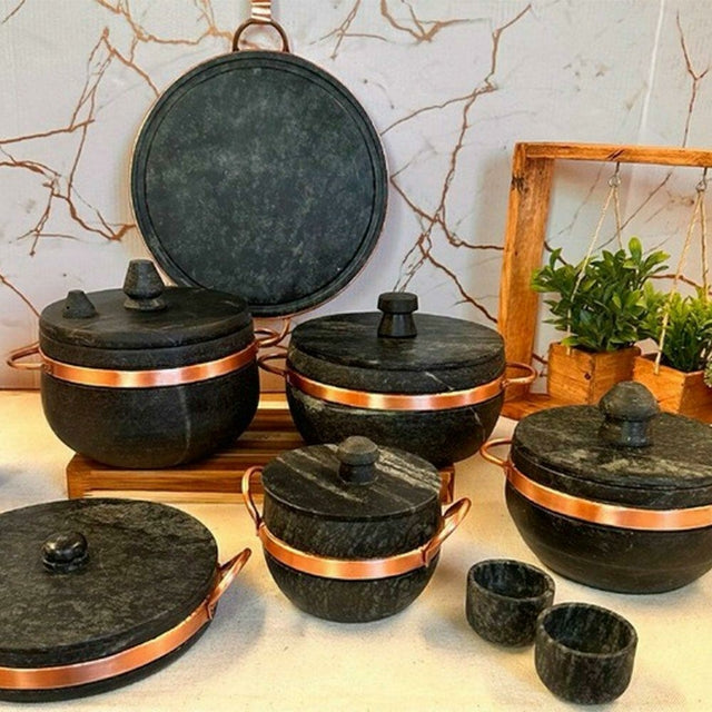 Kit 8 Peças - Cozinha de Pedra
